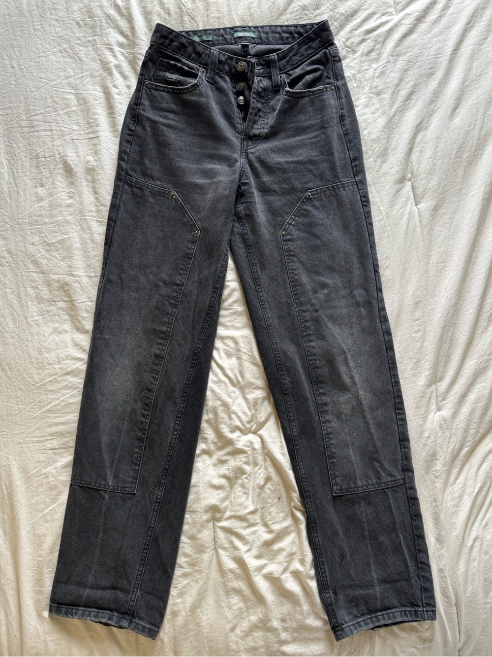 Women’s High Rise Straight Black Jeans Size 0